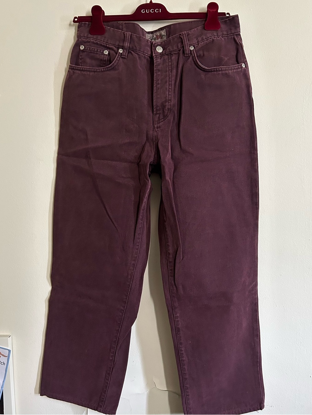 Stussy Big old jeans burgundy 30
